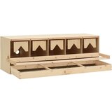  Gnijezdo za nesilice s 5 odjeljaka 117x33x38cm masivna borovina | shoptok.hr