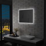 vidaXL kupaonsko LED zidno ogledalo 80 x 60 cm cijene