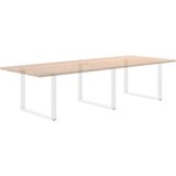  Noge za blagovaonski stol U-oblik 3 kom Bijele 100 x (72-73) cm Čelik | shoptok.hr