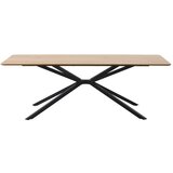Unique Furniture Jedilna miza z mizno ploščo v hrastovem dekorju 100x200 cm Cesura – Cene