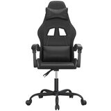  Igraća stolica od umjetne kože crna | shoptok.hr