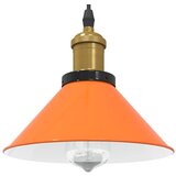 vidaXL Visilica podesiva po visini E27 sjajna narančasta Ø 22 cm metal Cijene