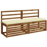  Jastučić za klupu SOEST 100% poliester Krem 150 x 40 x 5 cm Slike