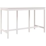 vidaXL Barska miza bela 180x80x110 cm trdna borovina | Shoptok.si