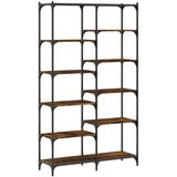  Regal za knjige boja hrasta 100 x 32 x 170 cm od drva i željeza | shoptok.hr
