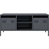 vidaXL TV ormarić antracit 101,5 x 39 x 43,5 cm hladno valjani čelik | shoptok.hr