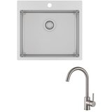 Aquasanita Set Luna 100 N + Vida krom mat | shoptok.hr