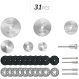 INF Komplet 31 žagnih listov (104 g) - hitrorezno jeklo za obdelavo lesa, (5000327552) | Shoptok.si