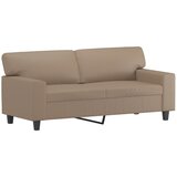  2-dijelni set sofa s jastucima boja cappuccina od umjetne kože | shoptok.hr