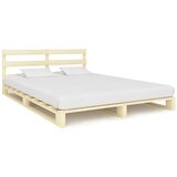 Maison Chic Posteljni okvir - Dvoposteljna postelja - Zakonska postelja iz palet trdna borovina 160x200 cm, (21692775) | Shoptok.si
