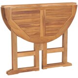  Sklopivi vrtni blagovaonski stol Ø 90 x 75 cm masivna tikovina | Eponuda.com