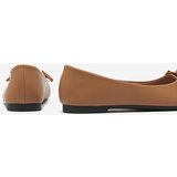 Resti Women's camel ballerinas with decoration on the nose Caxien- Footwear | Shoptok.si