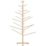  Drveno božićno drvce Prirodna 150 cm Masivno borovo drvo | shoptok.hr