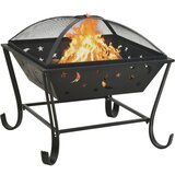 Posuda za vatru sa žaračem 62 cm XXL čelična | shoptok.hr