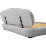 Scandic Siva oblazinjena zakonska postelja s prostorom za shranjevanje z letvenim dnom 160x200 cm Odette – | Shoptok.si
