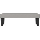  Klupa svjetlosivi 100x30x30 cm od tkanine | shoptok.hr