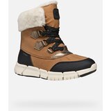 Geox Light Brown Girls' Ankle Boots Flexyper AB - Girls | Shoptok.si