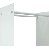 vidaXL Stalak za drva za ogrjev bijeli 80 x 35 x 100 cm kaljeno staklo | shoptok.hr