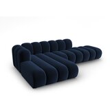 Micadoni Home Temno modra kotna sedežna garnitura (levi kot) Lupine – | Shoptok.si
