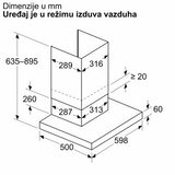 Bosch DWB67DN30, Stenska napa | Shoptok.si