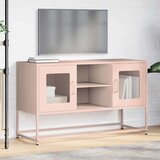 vidaXL TV ormarić ružičasti 100,5x39x60,5 cm čelični | shoptok.hr