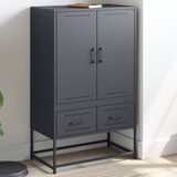 vidaXL Visoka komoda antracit 68x39x111,5 cm od hladno valjanog čelika Cijene