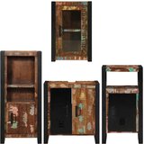  Set namještaja za kupaonicu 4 kom. Šareni 55 x 35 x 60 cm | shoptok.hr