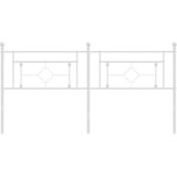  Metalno zamjensko uzglavlje bijelo 180 cm | shoptok.hr