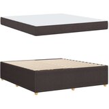  Posteljni okvir z vzmetnico Temno rjava 180 x 200 cm blago, (5000127291) | Shoptok.si