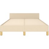  Okvir kreveta bez madraca krem 120x190 cm od tkanine | shoptok.hr