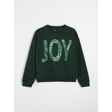Sinsay Božićna crewneck majica s natpisom od &amp;scaron;ljokica JOY Slike