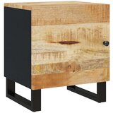  Noćni ormarići 2 kom 40 x 33 x 46 cm od masivnog drva manga Crna | shoptok.hr