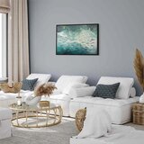  Slika - School of small fish 120x80 U crnom drvenom okviru | shoptok.hr