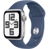 Apple watch se 40mm gps 2. gen sport s/m silver/denim | shoptok.hr