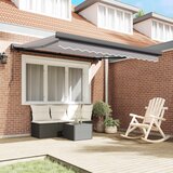  Povlačivi tende Svjetlosiva 350 x 250 cm Platno i Aluminij | Shoptok.si