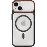 AVIZAR Ohišje MagSafe za iPhone 14 / 13 z dimljenim hrbtom in ojačanim silikonskim okvirjem, Črna, (5000189510) | Shoptok.si