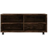 TV ormarić s kotačićima boja hrasta 90 x 35 x 35 cm drveni | shoptok.hr