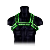 Ouch! Glow in the Dark Buckle Bulldog Harness L/XL | Shoptok.si