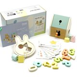 Classic World Pastel drveni set prvih edukativnih igračaka, 25 dijelova, 12–18 mjeseci | shoptok.hr