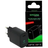USB-C punjač Power Delivery 20W/230V crni