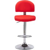 Furnova Barski stolček rdeče umetno usnje, (22055990) | Shoptok.si