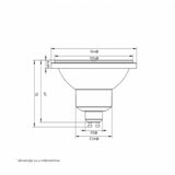 Dawn LED SIJALICA AR111 GU10 DIM. 11W 2700K 950lm 24°
