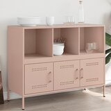 vidaXL Komoda roza 100,5x39x79 cm hladno valjano jeklo Cene