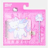 Sinsay Set: bilježnica sa spiralnim uvezom sa zatvaranjem i olovka 2 pack Hello Kitty | shoptok.hr