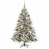  Umjetno božićno drvce s kuglicom 210 cm 300 LED lampica | shoptok.hr