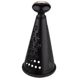 Altom design okrugli metalni ribež 22,5x11,5 cm crni, 0204015808 | shoptok.hr