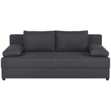 P & B ZOFA S POSTELJNO FUNKCIJO, temno siva tekstil, leseni material Cene