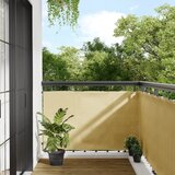 Balkonski zaslon boja pijeska 90x300 cm 100 % poliester Oxford | shoptok.hr