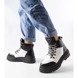Gemre Black and white insulated hiking boots Solofra | Shoptok.si