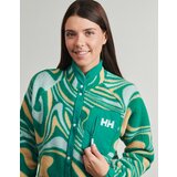 Helly Hansen Flis W IMPERIAL PRINTED PILE SNAP Zelena | Shoptok.si